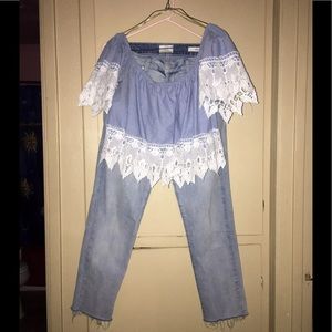 91 High Waisted 90's Blue Jean Outfit